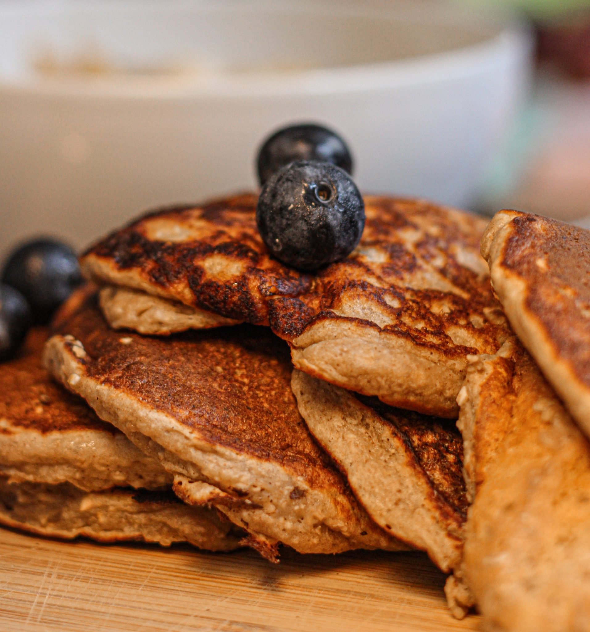 Pancakes aux flocons d'avoine et banane, facile et healthy - Miamsty